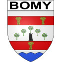 Pegatinas escudo de armas de Bomy adhesivo de la etiqueta engomada