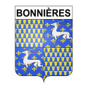 Bonnières 62 ville sticker blason écusson autocollant adhésif