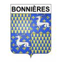 Bonnières Sticker wappen, gelsenkirchen, augsburg, klebender aufkleber