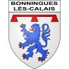 Bonningues-lès-Calais 62 ville sticker blason écusson autocollant adhésif