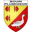 Bouin-Plumoison Sticker wappen, gelsenkirchen, augsburg, klebender aufkleber