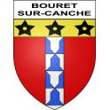 Bouret-sur-Canche Sticker wappen, gelsenkirchen, augsburg, klebender aufkleber