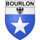 Bourlon 62 ville sticker blason écusson autocollant adhésif