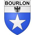 Bourlon Sticker wappen, gelsenkirchen, augsburg, klebender aufkleber