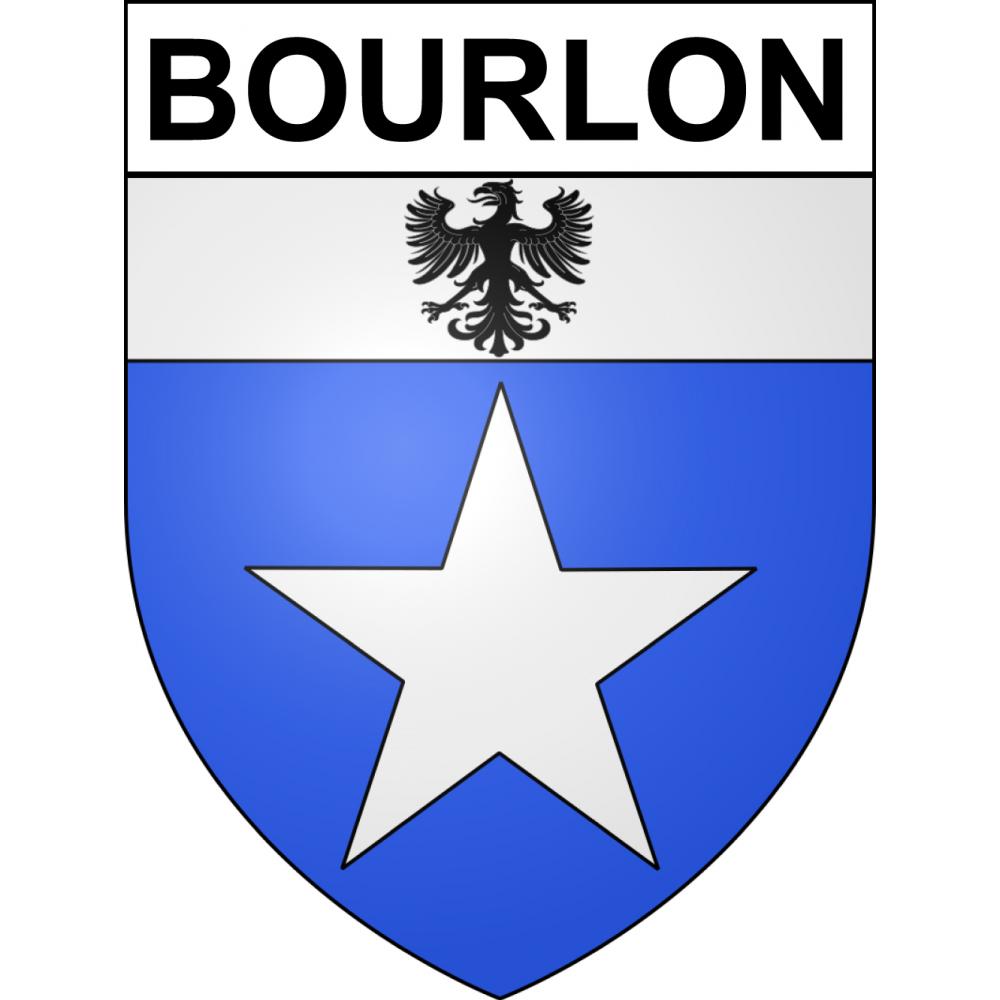 Bourlon 62 ville sticker blason écusson autocollant adhésif