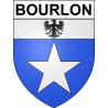 Bourlon 62 ville sticker blason écusson autocollant adhésif