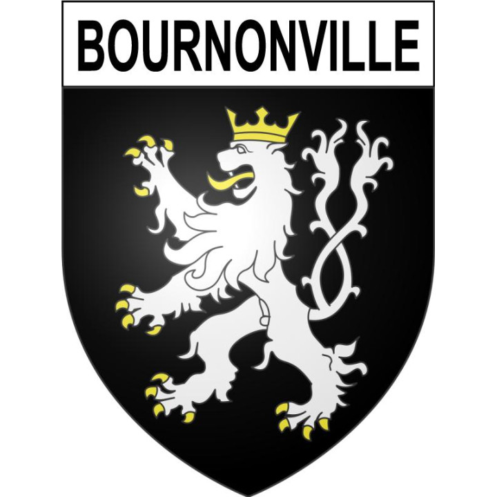 Bournonville Sticker wappen, gelsenkirchen, augsburg, klebender aufkleber