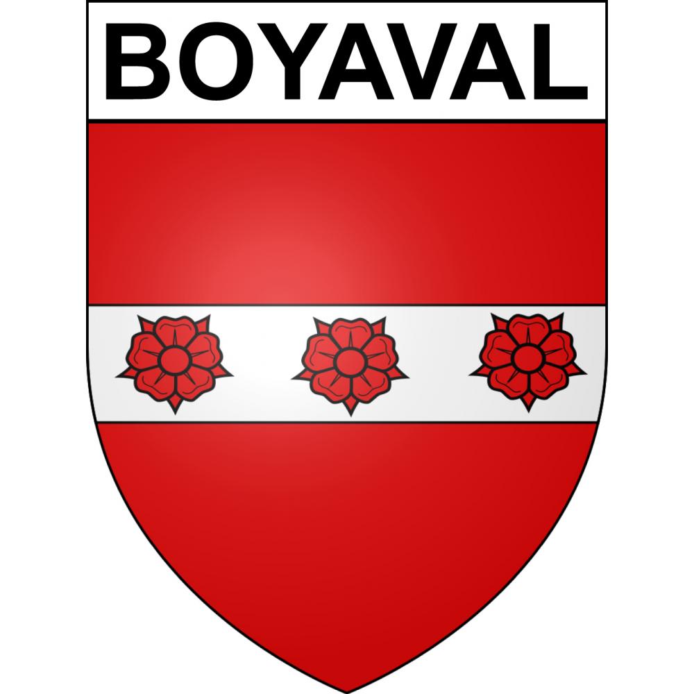 Boyaval 62 ville sticker blason écusson autocollant adhésif