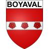 Boyaval 62 ville sticker blason écusson autocollant adhésif
