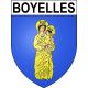 Boyelles 62 ville sticker blason écusson autocollant adhésif