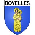 Boyelles 62 ville sticker blason écusson autocollant adhésif