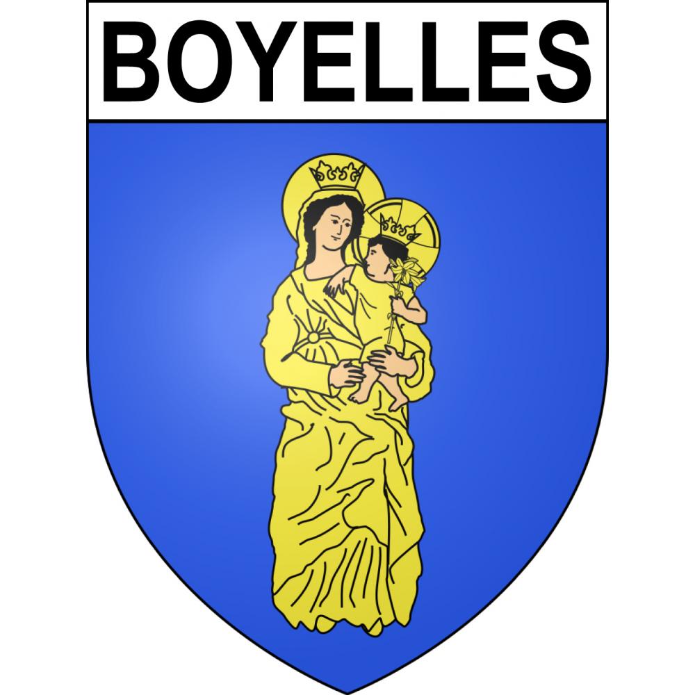 Boyelles Sticker wappen, gelsenkirchen, augsburg, klebender aufkleber