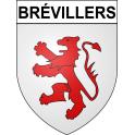 Adesivi stemma Brévillers adesivo