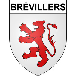 Brévillers Sticker wappen, gelsenkirchen, augsburg, klebender aufkleber