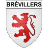 Brévillers 62 ville sticker blason écusson autocollant adhésif