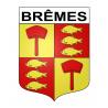 Brêmes Sticker wappen, gelsenkirchen, augsburg, klebender aufkleber