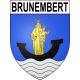 Brunembert 62 ville sticker blason écusson autocollant adhésif