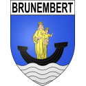 Stickers coat of arms Brunembert adhesive sticker
