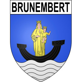 Stickers coat of arms Brunembert adhesive sticker
