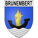 Brunembert Sticker wappen, gelsenkirchen, augsburg, klebender aufkleber