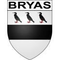 Bryas Sticker wappen, gelsenkirchen, augsburg, klebender aufkleber