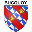 Bucquoy Sticker wappen, gelsenkirchen, augsburg, klebender aufkleber