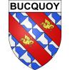 Stickers coat of arms Bucquoy adhesive sticker