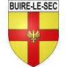 Pegatinas escudo de armas de Buire-le-Sec adhesivo de la etiqueta engomada