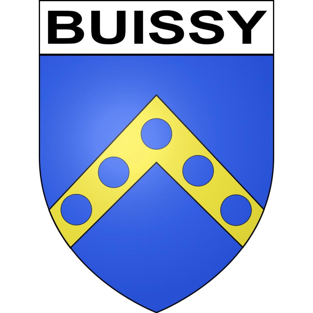 Buissy 62 ville sticker blason écusson autocollant adhésif