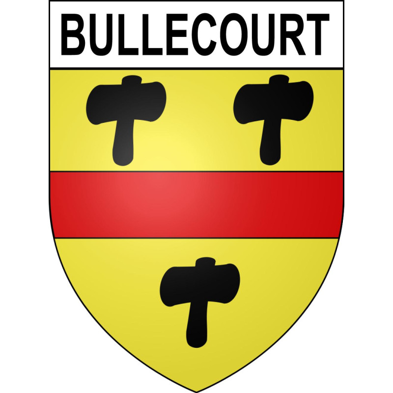 Stickers coat of arms Bullecourt adhesive sticker