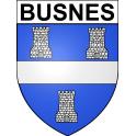 Busnes Sticker wappen, gelsenkirchen, augsburg, klebender aufkleber