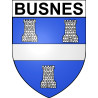 Busnes Sticker wappen, gelsenkirchen, augsburg, klebender aufkleber