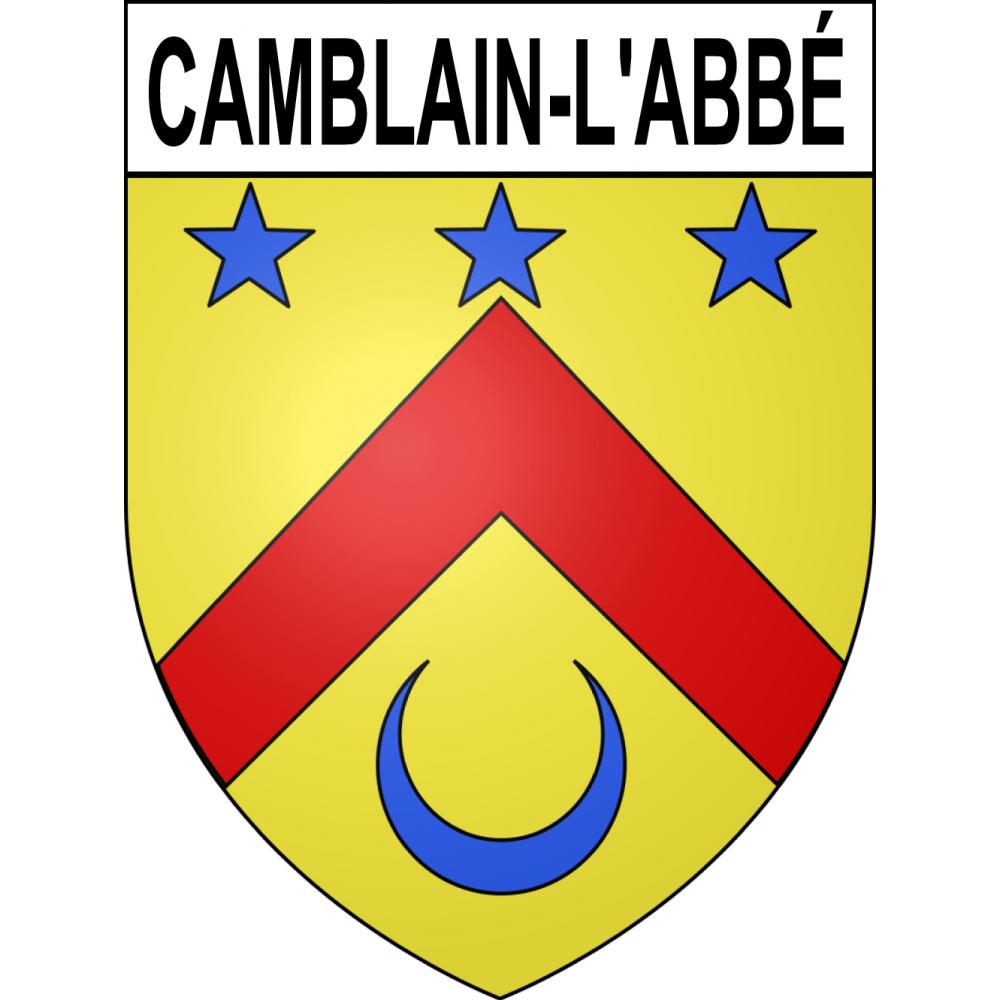 Camblain-l'Abbé 62 ville sticker blason écusson autocollant adhésif