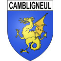 Cambligneul Sticker wappen, gelsenkirchen, augsburg, klebender aufkleber