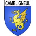 Cambligneul 62 ville sticker blason écusson autocollant adhésif