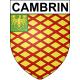 Cambrin 62 ville sticker blason écusson autocollant adhésif