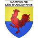 Campagne-lès-Boulonnais Sticker wappen, gelsenkirchen, augsburg, klebender aufkleber