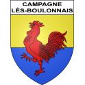 Campagne-lès-Boulonnais Sticker wappen, gelsenkirchen, augsburg, klebender aufkleber