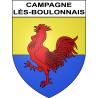 Stickers coat of arms Campagne-lès-Boulonnais adhesive sticker