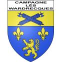 Adesivi stemma Campagne-lès-Wardrecques adesivo