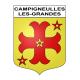 Campigneulles-les-Grandes Sticker wappen, gelsenkirchen, augsburg, klebender aufkleber