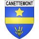 Canettemont 62 ville sticker blason écusson autocollant adhésif