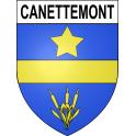Canettemont 62 ville sticker blason écusson autocollant adhésif
