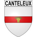 Stickers coat of arms Canteleux adhesive sticker