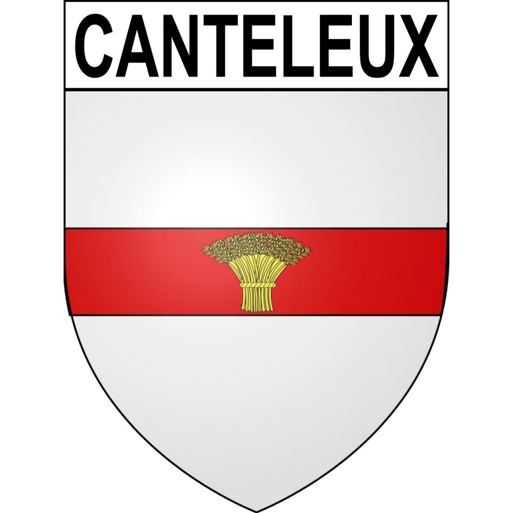 Canteleux Sticker wappen, gelsenkirchen, augsburg, klebender aufkleber