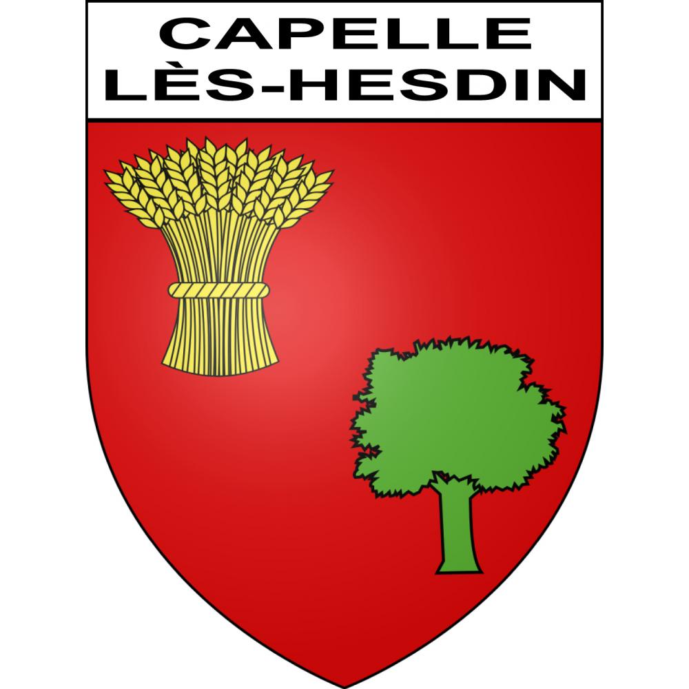 Stickers coat of arms Capelle-lès-Hesdin adhesive sticker