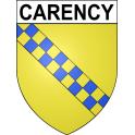 Carency Sticker wappen, gelsenkirchen, augsburg, klebender aufkleber