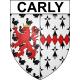 Carly 62 ville sticker blason écusson autocollant adhésif