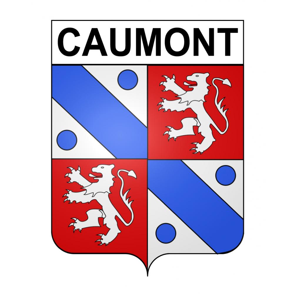 Stickers coat of arms Caumont adhesive sticker