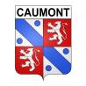 Pegatinas escudo de armas de Caumont adhesivo de la etiqueta engomada